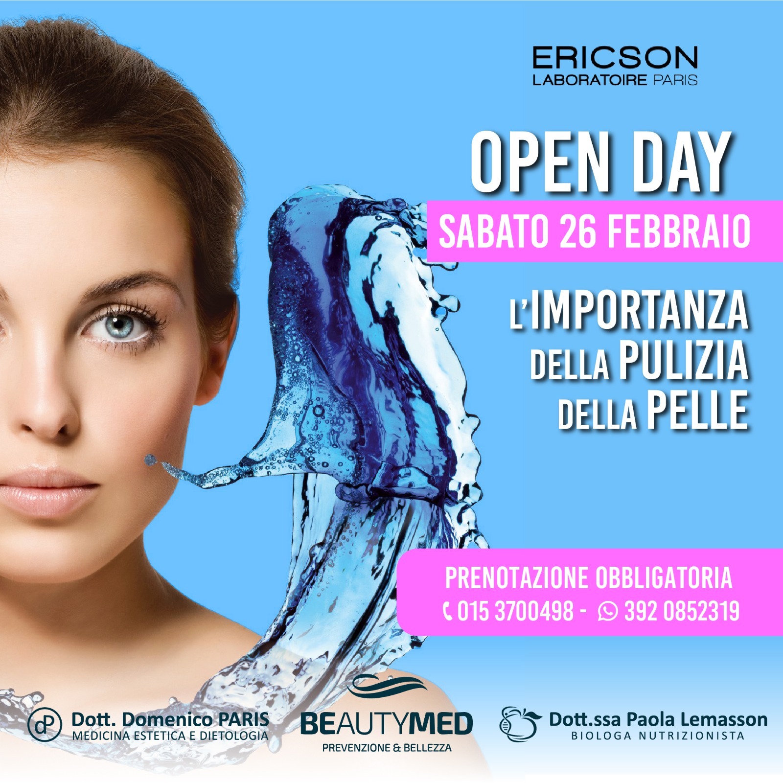 OPEN DAY SABATO 26 FEBBRAIO 2022: L'IMPORTANZA DELLA PULIZIA DELLA PELLE