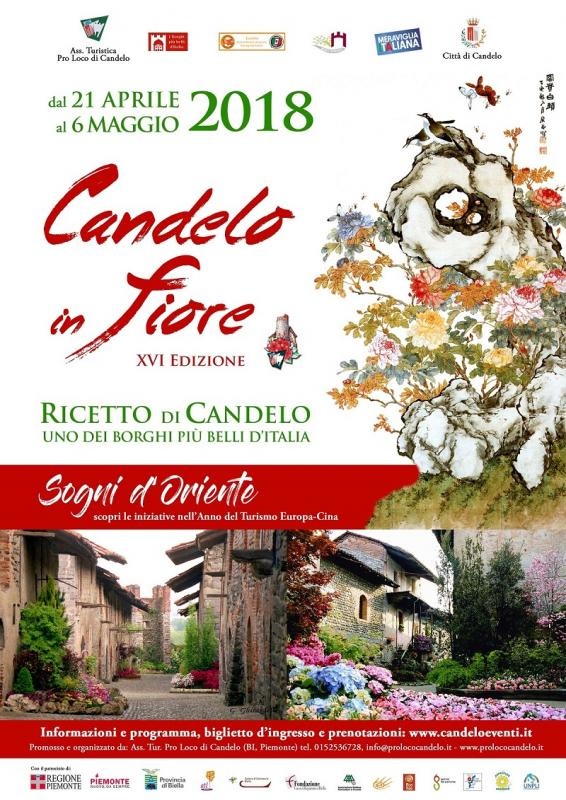 CANDELO IN FIORE RITORNA DAL 21 APRILE AL 06 MAGGIO