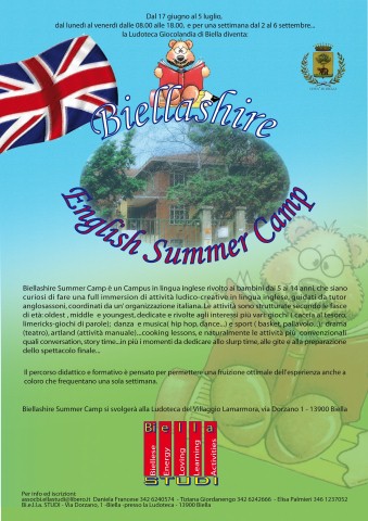 Biellashire English Summer Camp