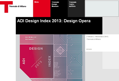 MILANO- ADI Design Index 2013: Design Opera