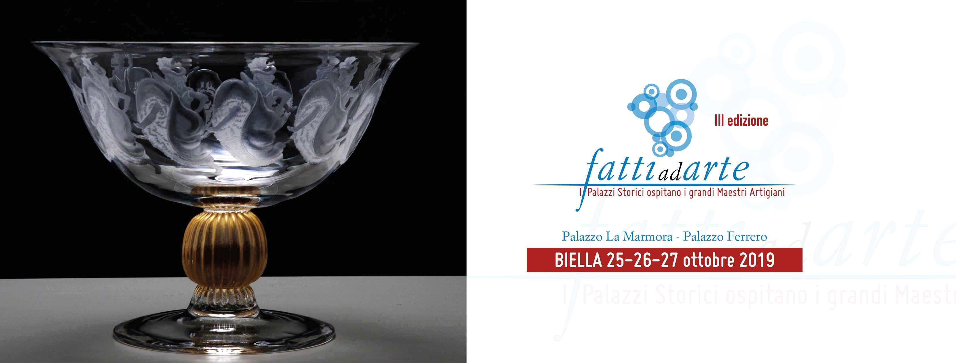 TERZA EDIZIONE DI FATTI AD ARTE 25-26-27 OTTOBRE 2019