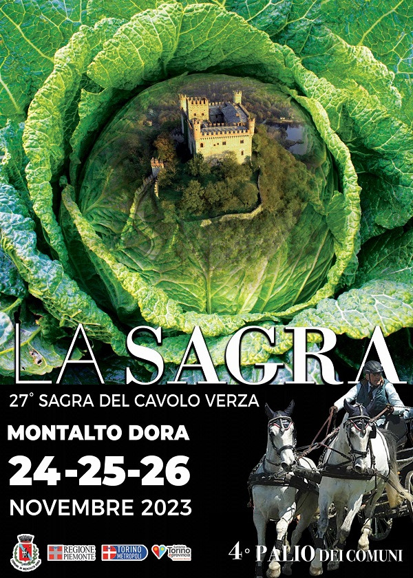 SAGRA DEL CAVOLO VERZA A MONTALTO DORA (TO) DAL 24 AL 26 NOVEMBRE 2023