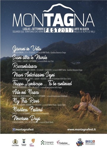 MONTAGNAFEST 2017 CONCERTI PASSEGGIATE E LABORATORI IN QUOTA