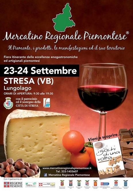 A STRESA UN FINE SETTIMANA CON IL MERCATINO REGIONALE PIEMONTESE