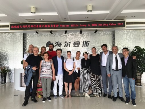 MISSIONE BIELLESE IN CINA ALL'INTERNATIONAL APPAREIL FESTIVAL DI JANGSU