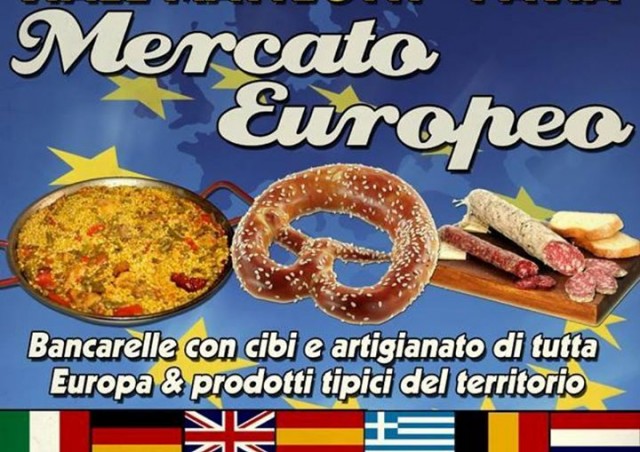 TORNA IL MERCATO EUROPEO A BIELLA NEL FINE SETTIMANA 15-16-17 APRILE