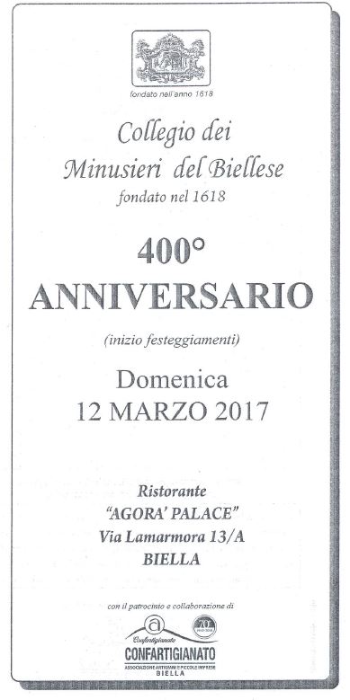 CONFARTIGIANATO BIELLA - DOMENICA 12 MARZO FALEGNAMI IN FESTA!