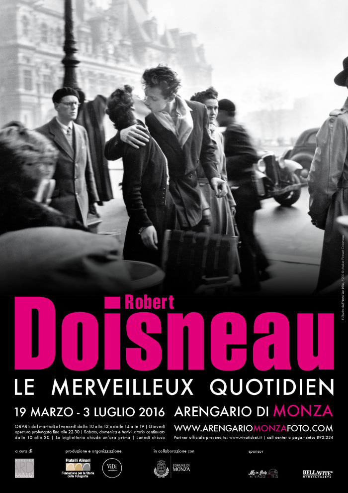 MONZA DAL 19 MARZO L'ARENGARIO OSPITA UNA MOSTRA DEDICATA AD UNO DEI PIU' GRANDI FOTOGRAFI DEL 900: ROBERT DOISNEAU