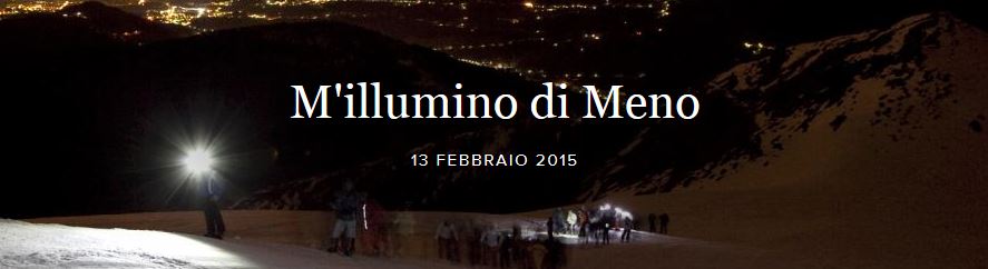 ANCHE L'OASI ZEGNA ADERISCE ALLA CAMPAGNA M'ILLUMINO DI MENO