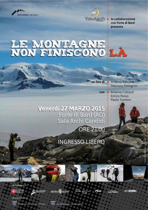 FORTE DI BARD: LE MONTAGNE NON FINISCONO LA' VENERDI' 27 MARZO.