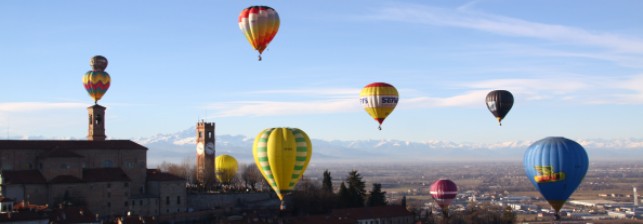 A MONDOVI' (CN) IL 09 E IL 10 GENNAIO RADUNO INTERNAZIONALE AEROSTATICO PER FESTEGGIARE L'ANNO NUOVO IN VOLO