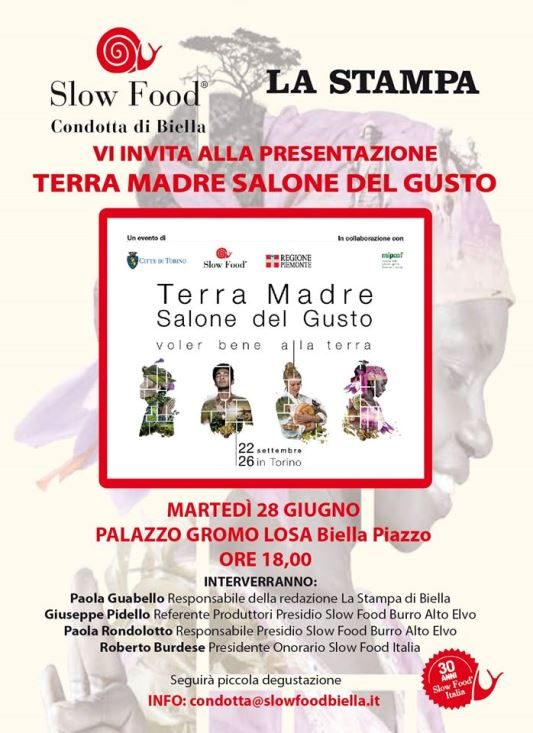 MARTEDI' 28 GIUGNO PRESENTAZIONE 