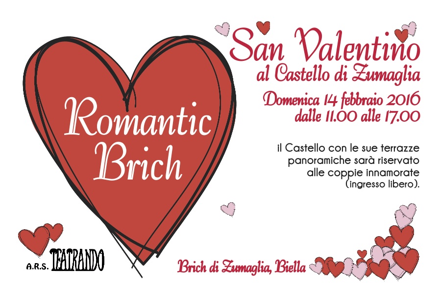 FESTEGGIA SAN VALENTINO AL CASTELLO DI ZUMAGLIA: ROMANTIC BRICH!