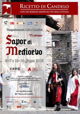 CANDELO RICETTO IX EDIZIONE DI SAPOR DI MEDIOEVO 06-07 GIUGNO 2015