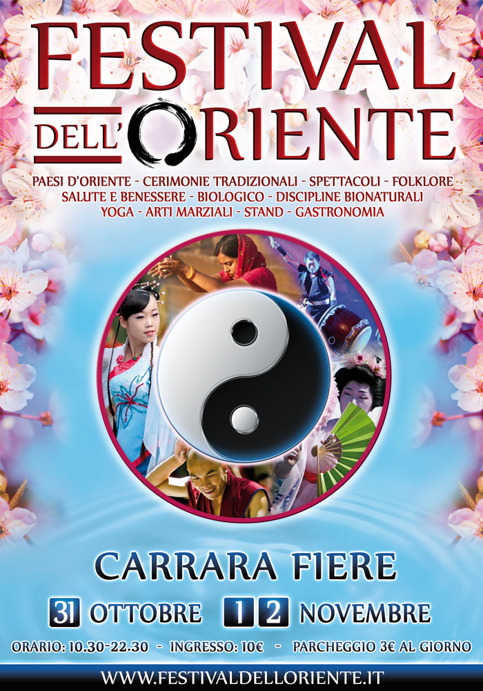 FESTIVAL DELL'ORIENTE - CARRARA 31 OTTOBRE 1-2 NOVEMBRE