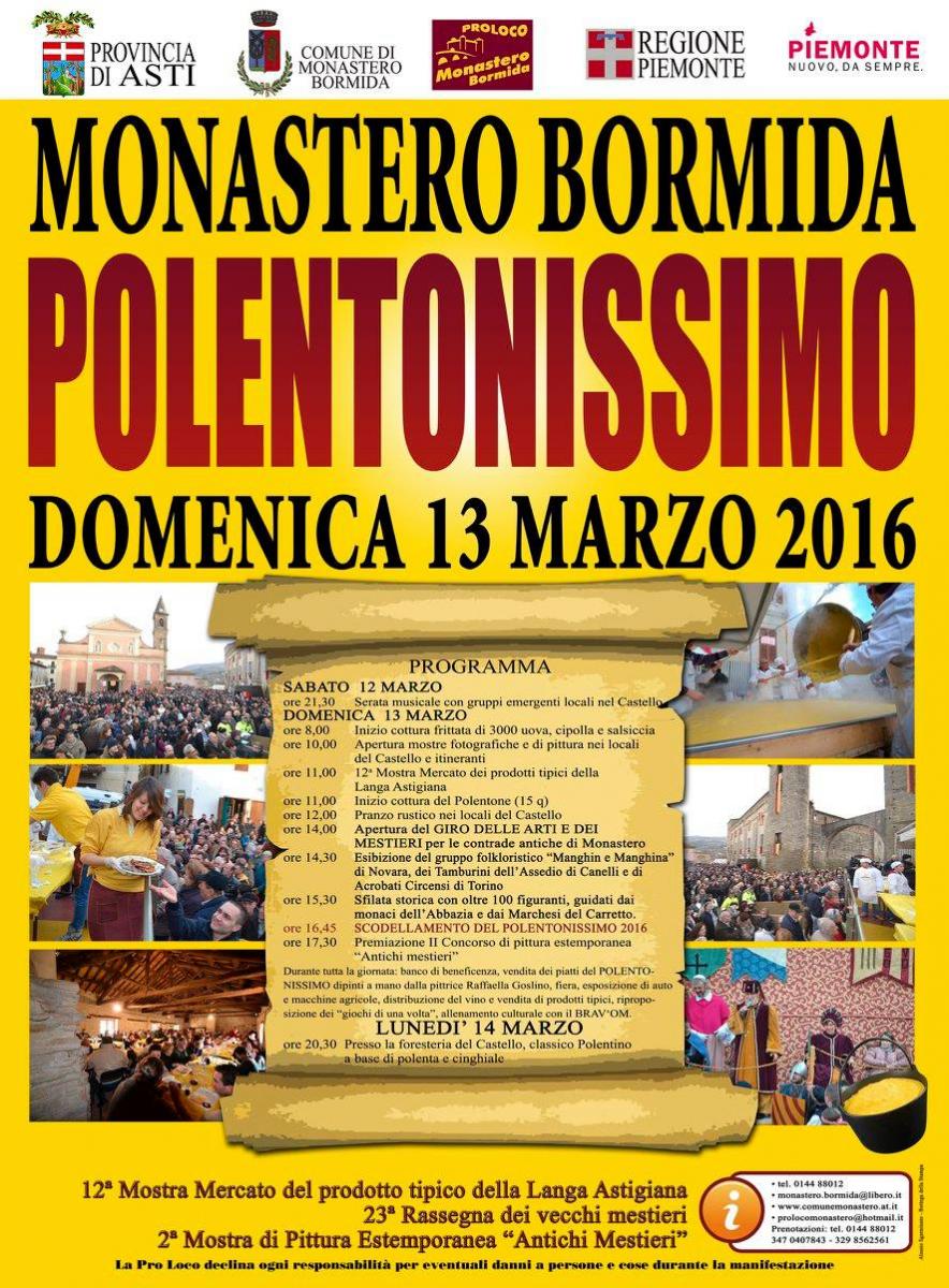 POLENTONISSIMO A MONASTERO BORMIDA (AT) 13 MARZO 2016