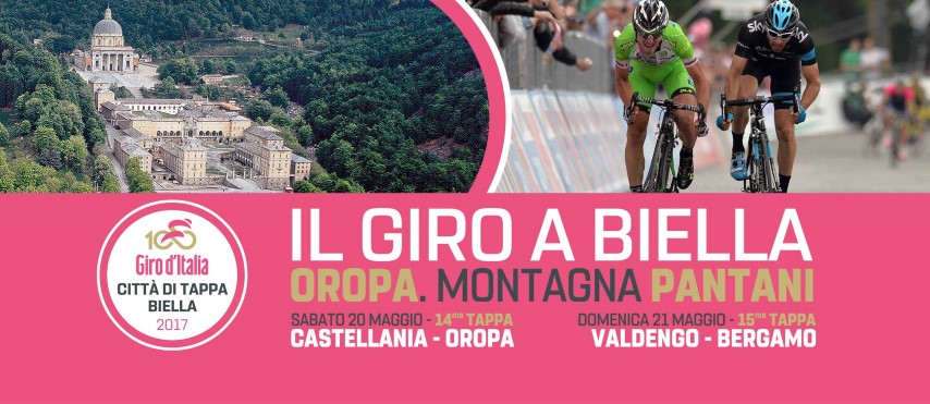 GIRO D'ITALIA SULLE STRADE BIELLESI 20-21 MAGGIO 2017