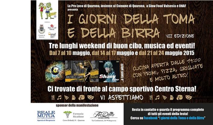 FESTA DELLA TOMA E DELLA BIRRA DI QUARONA QUANDO L'ENOGASTROMIA DIVENTA INTRATTENIMENTO