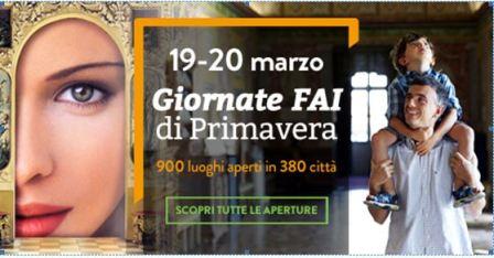 GIORNATE FAI DI PRIMAVERA 19-20 MARZO 2016