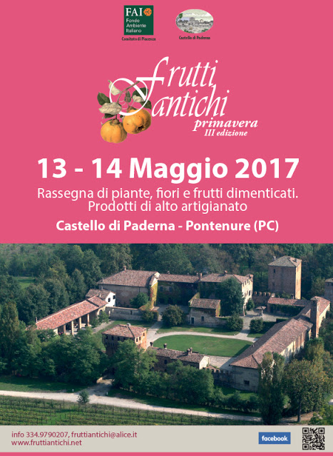 FRUTTI ANTICHI DI PRIMAVERA 13-14 MAGGIO 2017