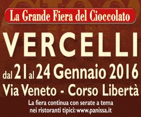 A VERCELLI GRANDE FESTA DEL CIOCCOLATO DAL 21 AL 24 GENNAIO