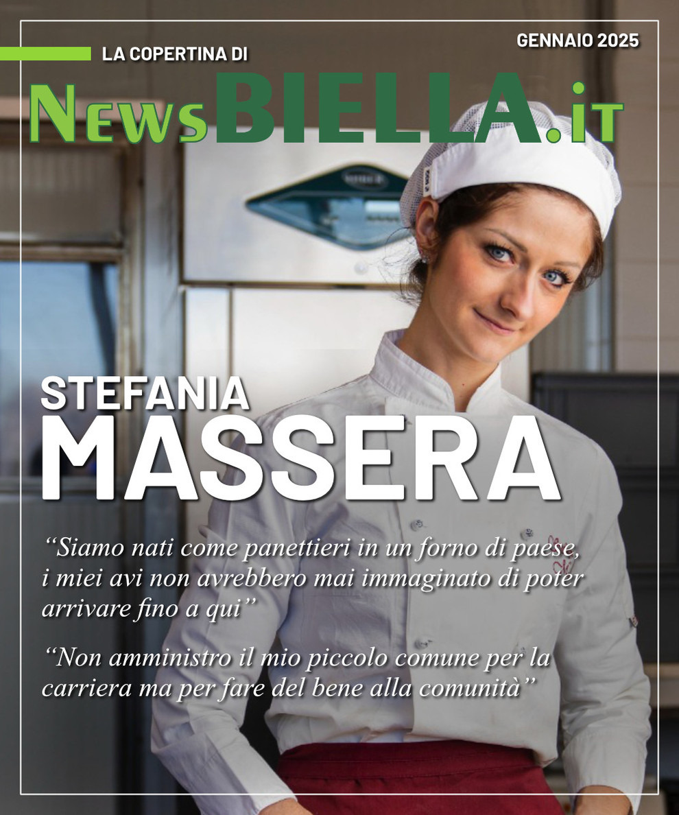 LA COPERTINA DI NEWS BIELLA E' DEDICATA A STEFANIA MASSERA DELLA PASTICCERIA MASSERA GINO