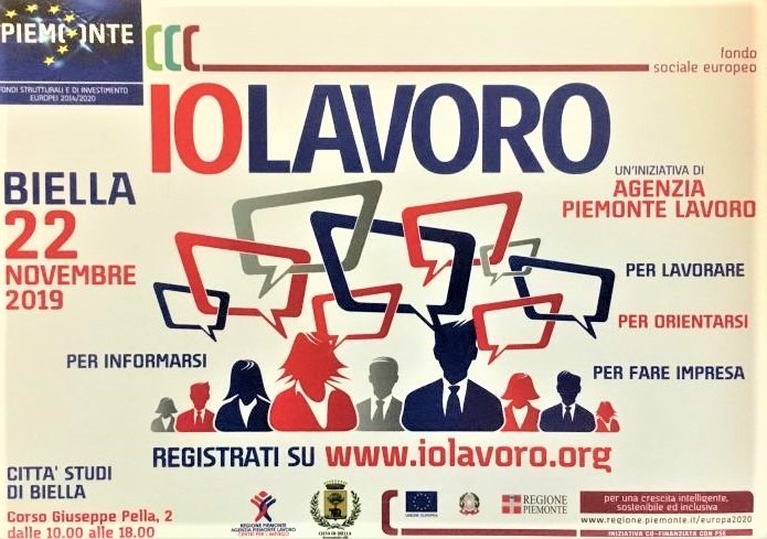 IO LAVORO - BIELLA - VENERDI' 22 NOVEMBRE