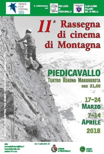 11^ RASSEGNA DEL CINEMA DI MONTAGNA 17-24 MARZO E 7-14 APRILE