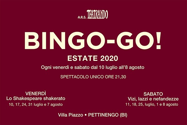 BINGO-GO ESTATE 2020